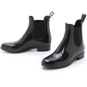 Sam Edelman Black Rain Boots